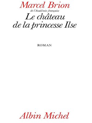 cover image of Le Château de la princesse Ilse